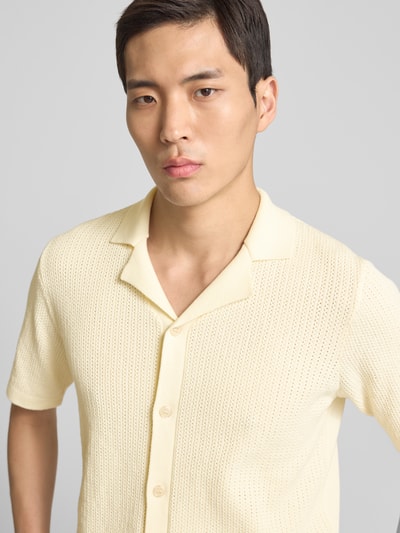 GABBA Vest met knoopsluiting Ecru - 3