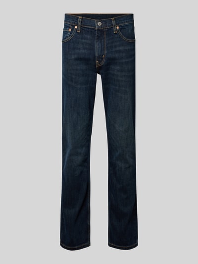 Produktfoto, Slim Fit Jeans aus Baumwoll-Mix Modell '511™' van Levi's®, donkerblauw, 5-pocket, knoop- en ritssluiting, elastisch, heren, binnenbeenlengte 80 cm, taillewijdte 41 cm