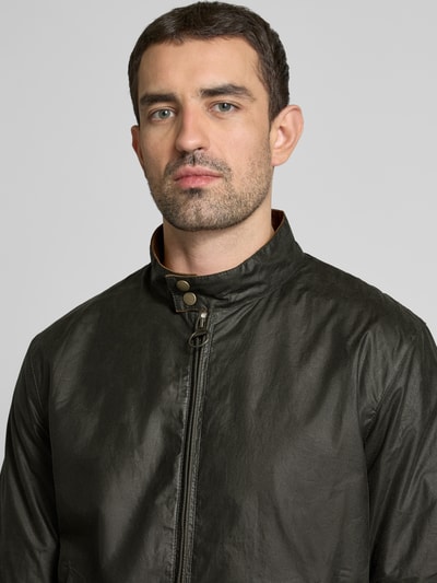 Barbour Jacke mit Zweiwege-Reißverschluss Modell 'ROYSTON' Oliv 3