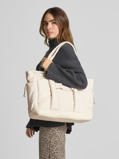 Hey Marly Handtas met labelpatch, model 'Cool Buddy' Ecru - 1