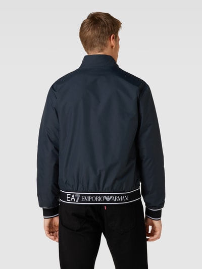 EA7 Emporio Armani Blouson met opstaande kraag en tweewegsritssluiting Marineblauw - 5