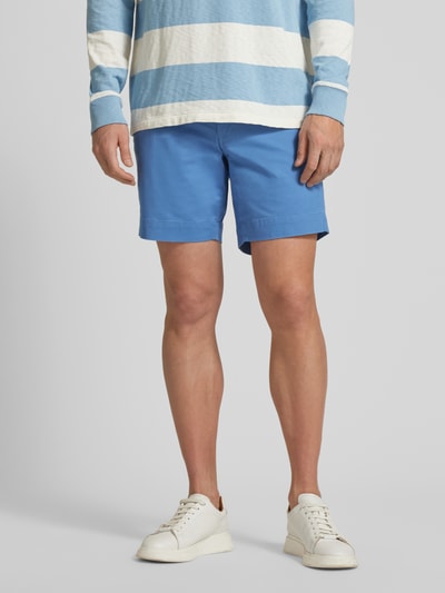 Polo Ralph Lauren Stretch Straight Fit Shorts mit Gürtelschlaufen Modell 'BEDFORD' Blau 4