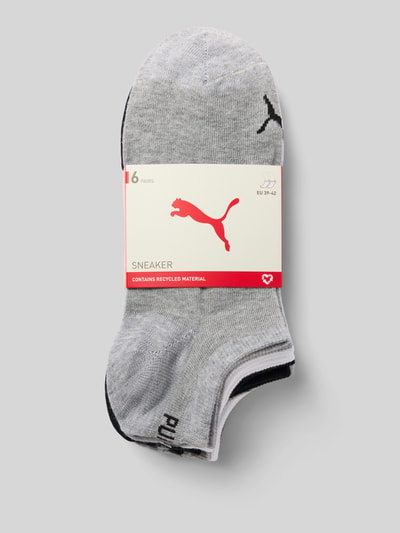 Productfoto, Sokken aus katoenmix in set van 6 van PUMA, grijs en zwart, Heren sokken van PUMA