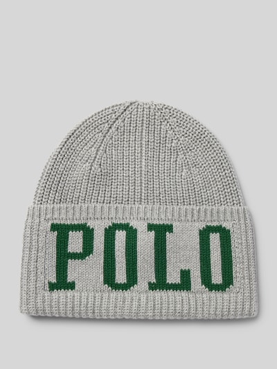 Polo Ralph Lauren Teens Beanie mit Logo-Stitching Mittelgrau Melange 1