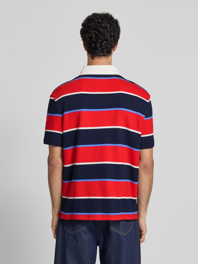Tommy Jeans Regular Fit Poloshirt aus reiner Baumwolle Rot 5