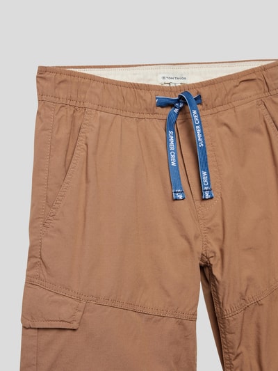 Tom Tailor Cargoshorts mit französischen Eingrifftaschen Cognac 2