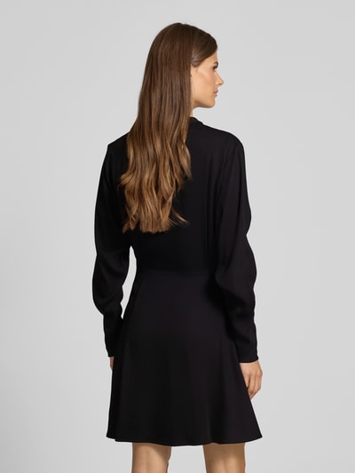 BOSS Minikleid in Wickel-Optik Modell 'Dimkai' Black 5