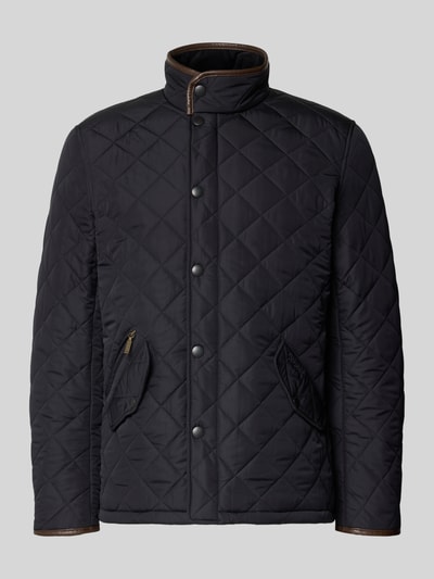 Barbour Steppjacke mit Rautensteppung Modell 'POWELL' Marine 1