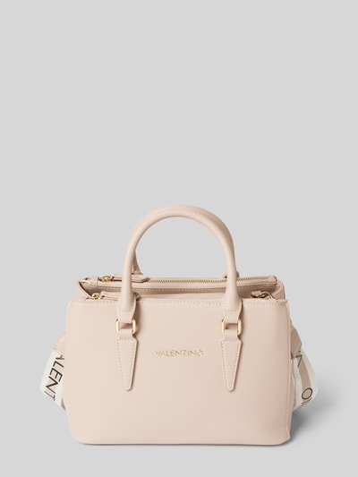 VALENTINO BAGS Handtasche mit Label-Applikation Modell 'ZERO RE' Beige 1