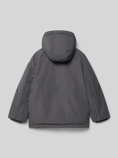 Tommy Hilfiger Teens Regular Fit Parka mit Zweiwege-Reißverschluss Graphit 3