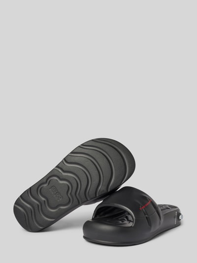 Kenzo Slides mit Label-Print Black 4