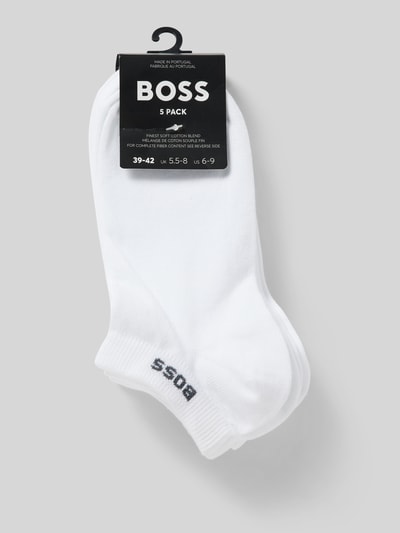 BOSS Sneakersocken mit Label-Detail im 5er-Pack Weiss 3