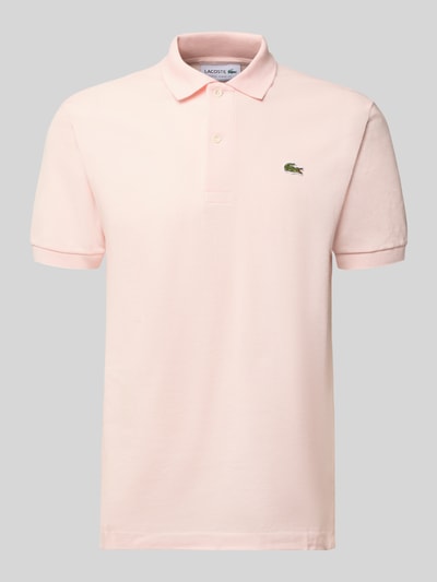 Produktfoto, Regular Fit Poloshirt aus reiner Baumwolle von Lacoste, jednolity kolor, wyhaftowane logo, kołnierzyk polo, pika, bawełna