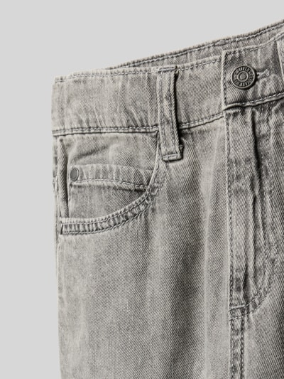 s.Oliver RED LABEL Wide Leg skater jeansshort in puur katoen Zwart - 2