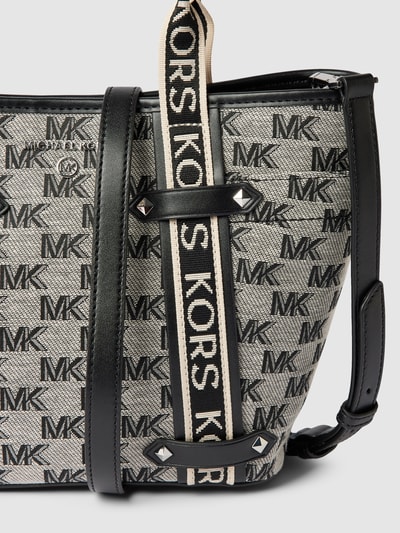 MICHAEL Michael Kors Handtasche mit Allover-Logo-Muster Modell 'MAEVE' Black 3