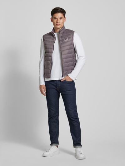 EA7 Emporio Armani Bodywarmer met opstaande kraag, model 'LIGHTDOWN' Middengrijs - 1