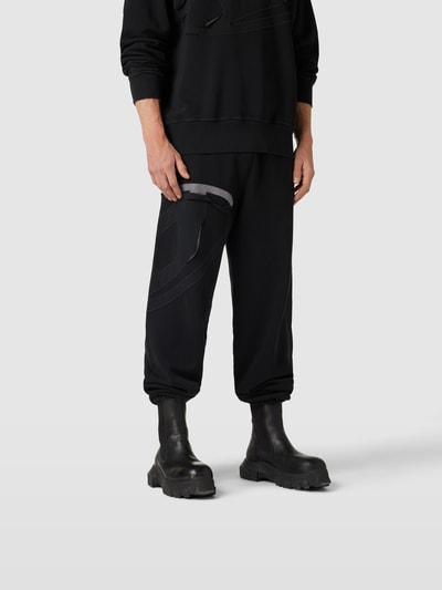 Diesel Sweatpants mit Label-Detail Black 4