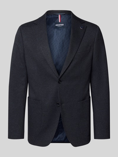 HECHTER PARIS Regular fit 2-knoops colbert met reverskraag Blauw - 2