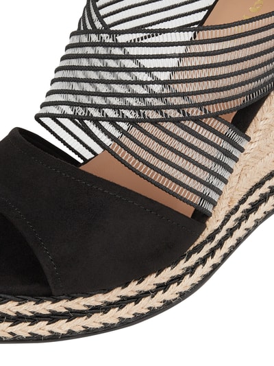 Tamaris Wedges in Veloursleder-Optik  Schwarz 2
