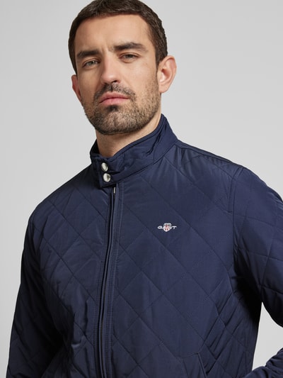 Gant Jacke mit Label-Details Modell 'QUILTED' Marine 3