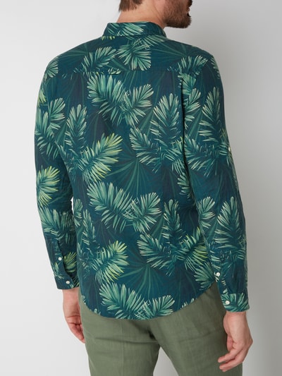 MCNEAL Modern Fit Freizeithemd mit floralem Muster Marine 5