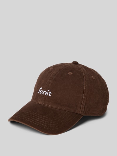 Forét Cap mit Label-Stitching Schoko 1