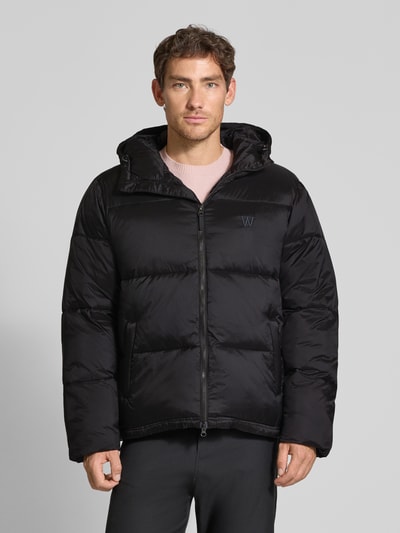Wood Wood Steppjacke mit Kapuze Modell 'CLAUS PUFFER JACKET' Black 4
