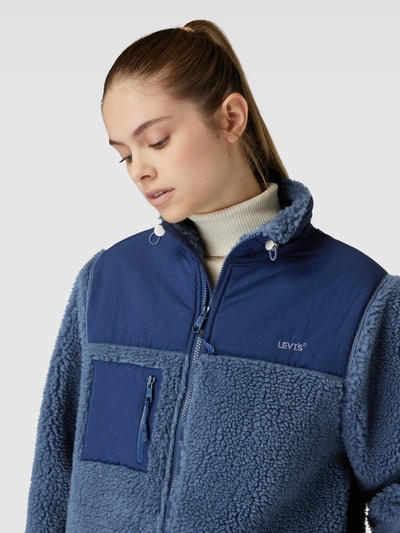 Levi's® Sherpa Jacket mit Label-Stitching Modell 'BIG FOOT' Rauchblau 3