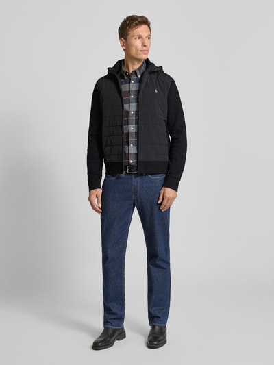 Polo Ralph Lauren Hybridjacke mit Label-Stitching Black 1