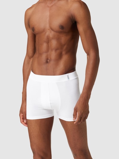 Schiesser Boxershort met doorgestikte naden Wit - 1