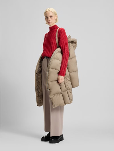 HUGO Regular Fit Daunenmantel mit Label Print Modell 'FINI-3' Sand 6