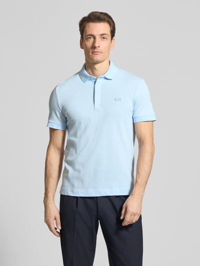 Lacoste Koszulka polo o kroju regular fit z mieszanki bawełny Jasnoniebieski 4