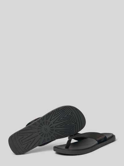 UGG Zehentrenner mit Label-Detail Modell 'SEASIDE II' Black 4
