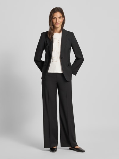 s.Oliver BLACK LABEL Relaxed fit T-shirt van katoenmix Offwhite - 1