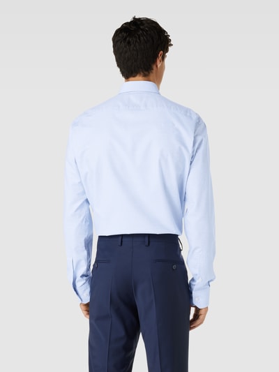 BOSS Regular Fit Business-Hemd mit feinem Allover-Muster Modell 'Joe' Bleu 5