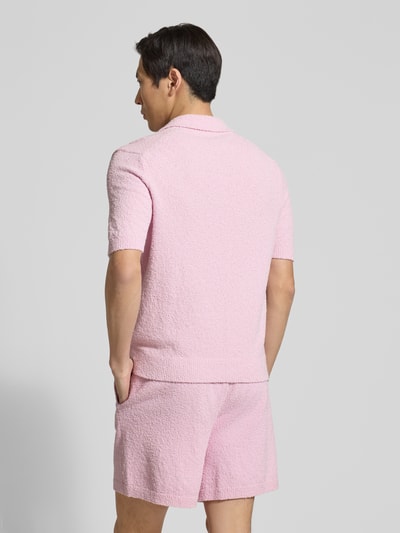 Lacoste regular fit poloshirt van katoenmix Roze - 5