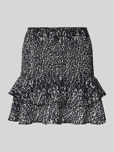 Noisy May Minirock im Stufen-Look Modell 'AIDA' Black 2