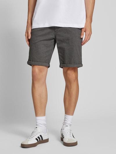 Jack & Jones Regular Fit Shorts mit Strukturmuster Modell 'FURY' Hellblau 4