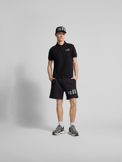 Dsquared2 Poloshirt mit Label-Print Black 1