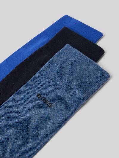 BOSS Sokken met labeldetail in set van 3 Blauw - 2