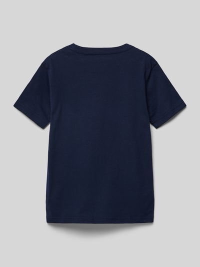 Polo Sport T-Shirt mit Label-Stitching Marine 3