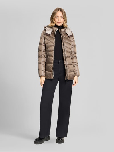 Gil Bret Regular Fit Steppjacke mit abnehmbarer Kapuze Hellbraun 1