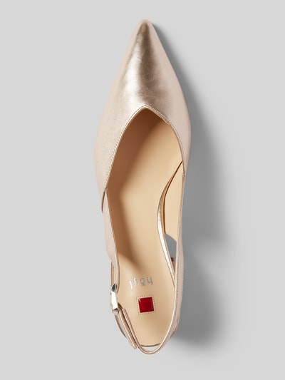 Högl Slingbacks aus echtem Leder Rose Gold 3