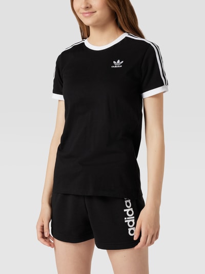 adidas Originals T-Shirt mit Label-Stitching Black 4