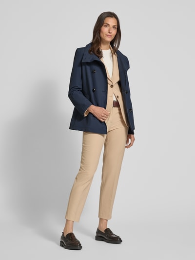 Christian Berg Woman Selection Jacke mit Stehkragen und Eingrifftaschen Dunkelblau 1