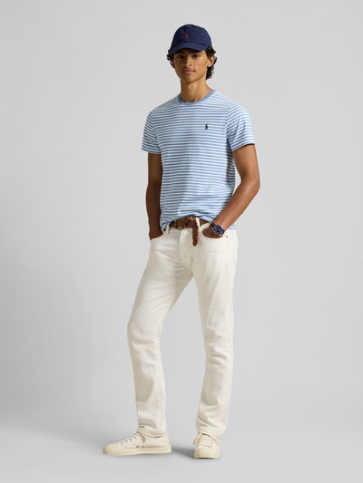 Polo Ralph Lauren T-shirt Slim Fit z czystej bawełny Błękitny 1