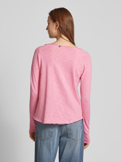 Rich & Royal Longsleeve im Destroyed-Look Rosa 5