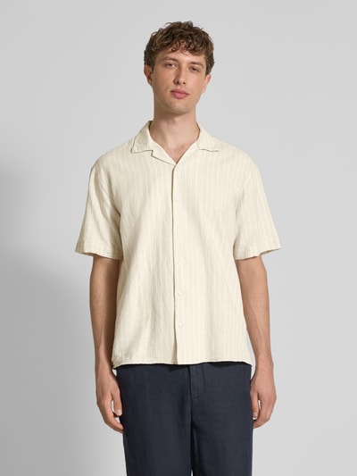 MCNEAL Freizeithemd mit Reverskragen Beige 4
