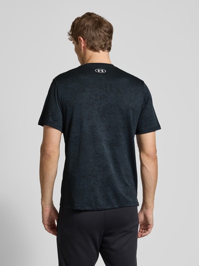 Under Armour Regular fit T-shirt met logoprint, model 'Tech' Zwart - 5