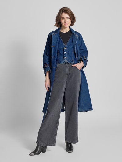 B.Young Jeansweste mit Knopfleiste Modell 'Komma' Jeansblau 1